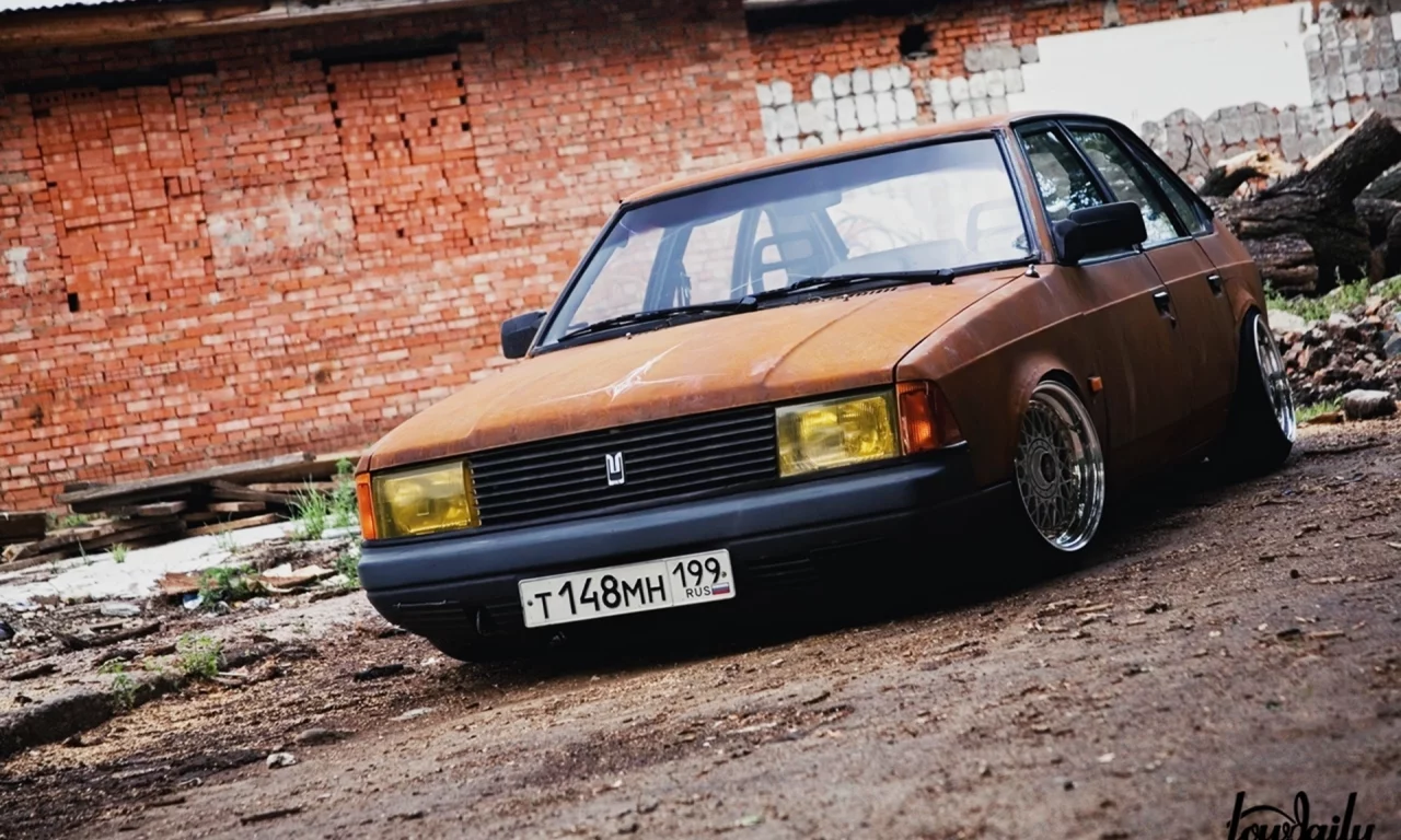 moscvich, Ржавый, 2141, resto, rat look, азлк, москвич, low, rat, static drop