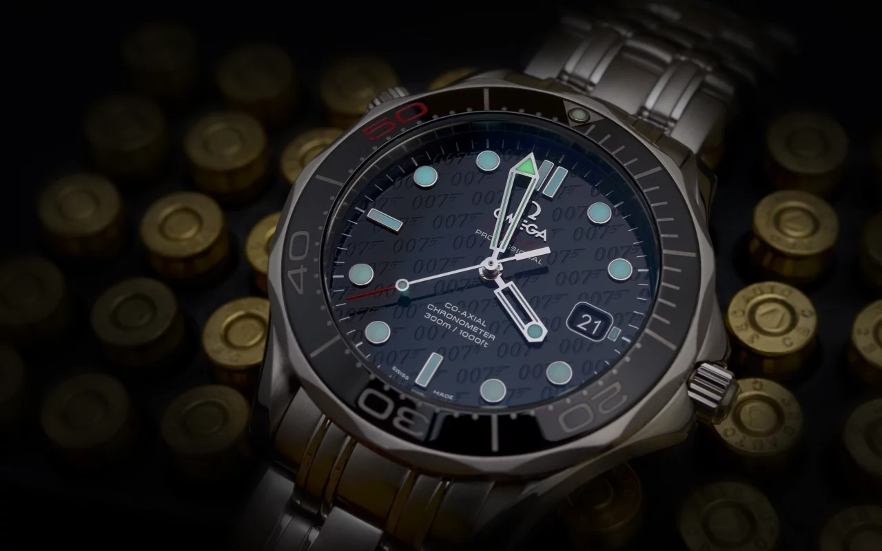 50th anniversary, seamaster, james bond, omega, watch, Часы