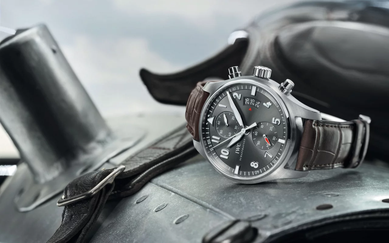самолет, часы, Iwc, spitfire, шлем, chronograph