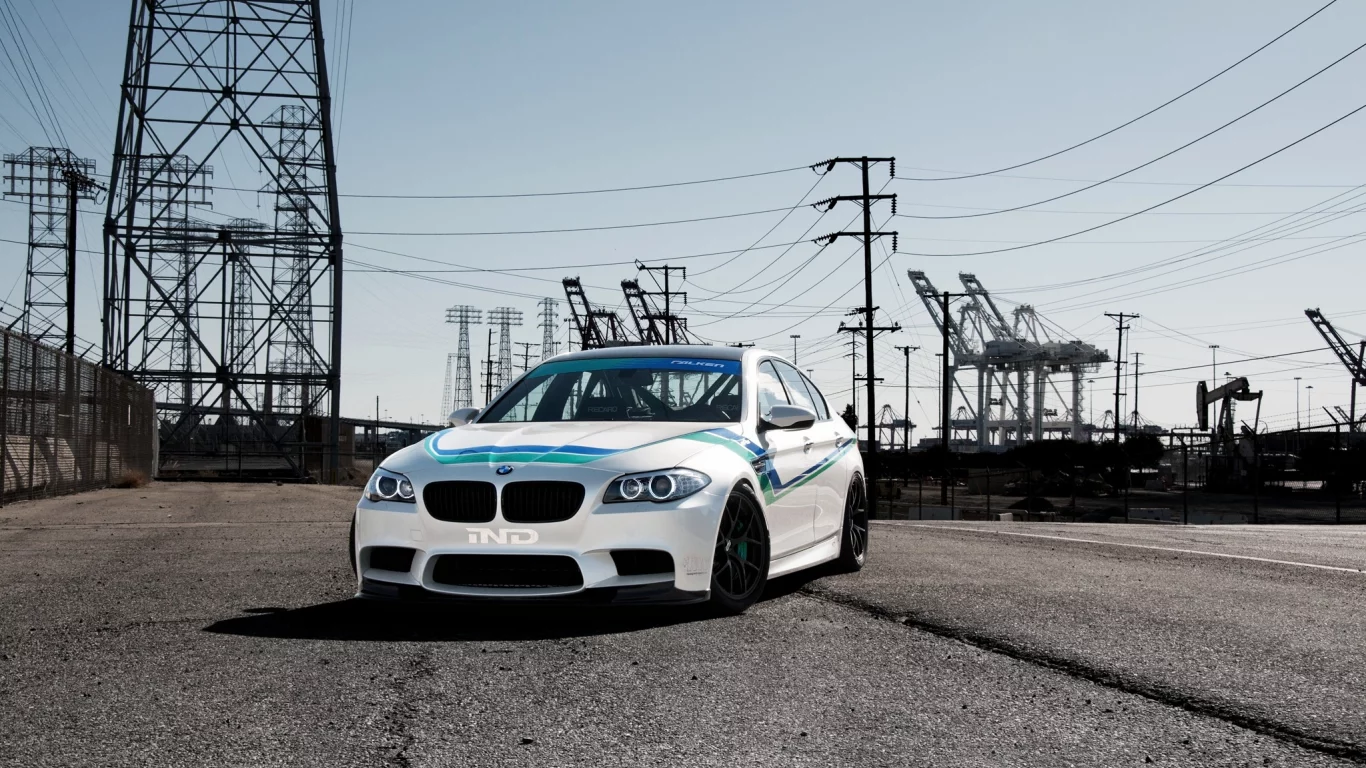 m5, свет, бмв, Bmw, дневной, вид спереди, белый, f10, white