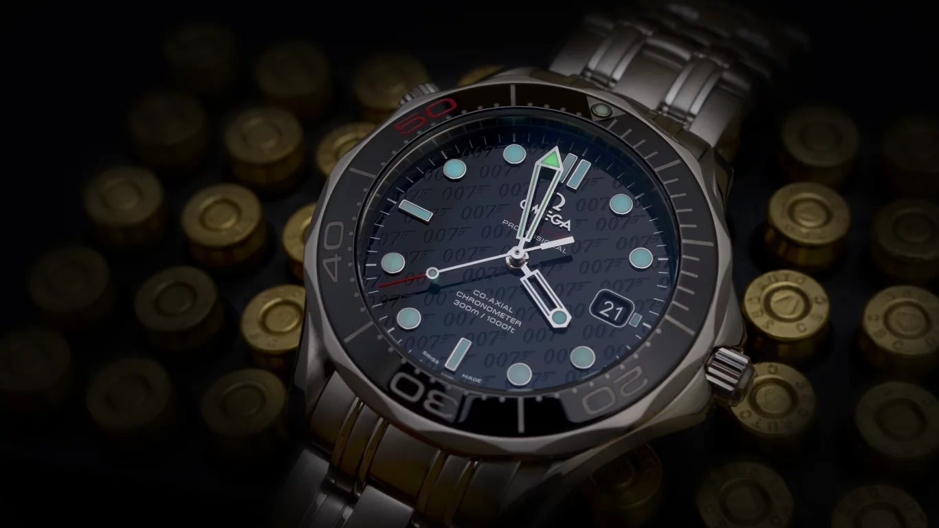 50th anniversary, seamaster, james bond, omega, watch, Часы
