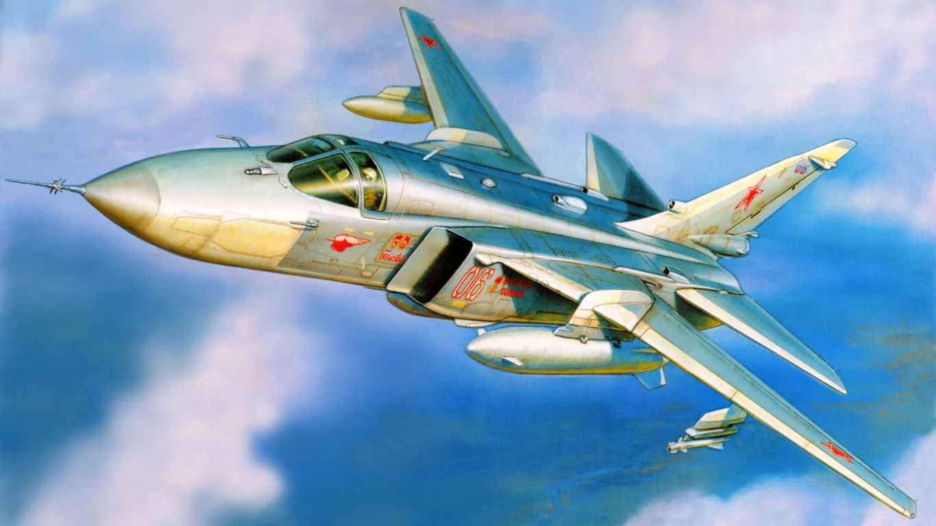 Су-24, fencer, фронтовой бомбардировщик