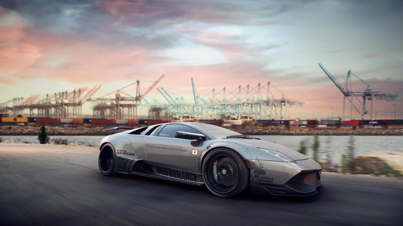 ламборгини, murcielago, серый, мурсиэлаго, Lamborghini, lp670-4 sv, grey