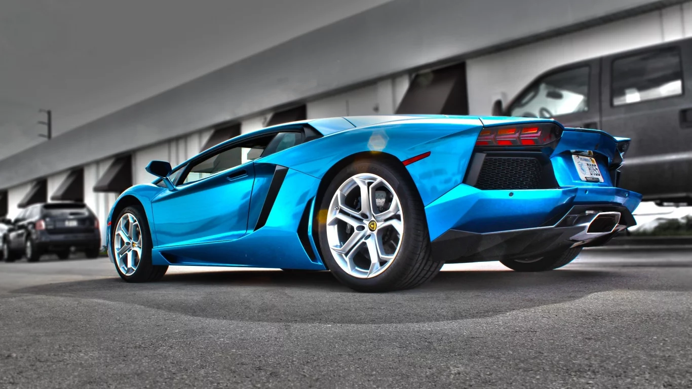 авентадор, azure blue, lp700-4, aventador, Lamborghini, ламборгини