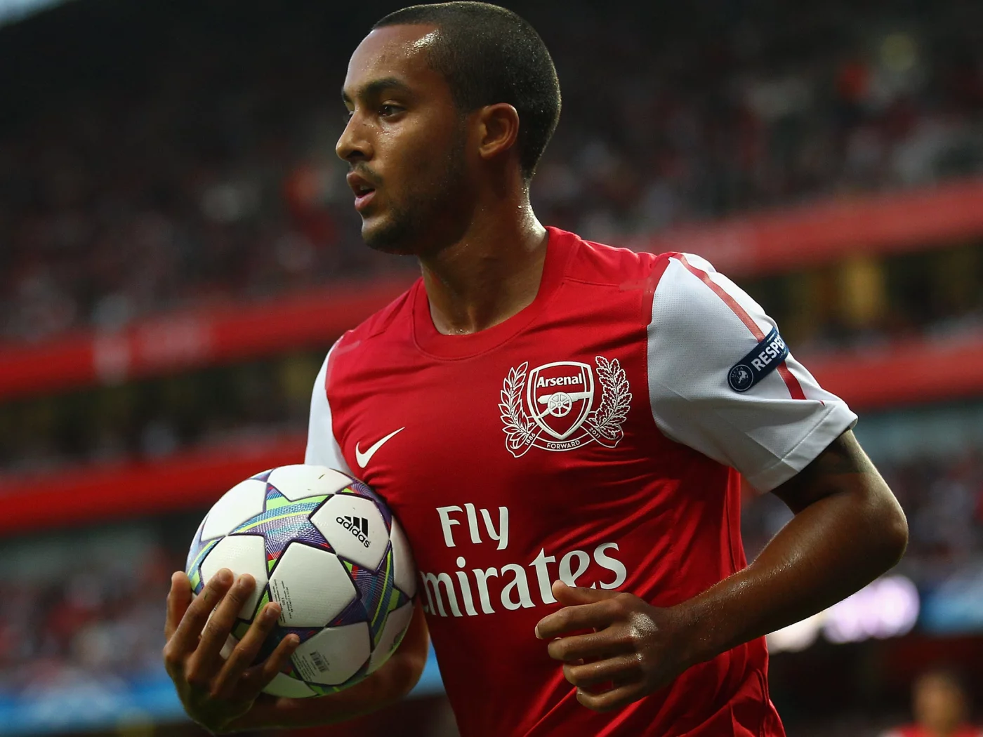 мяч, theo walcott, Arsenal, футболист, игрок