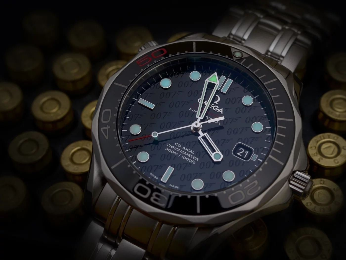 50th anniversary, seamaster, james bond, omega, watch, Часы