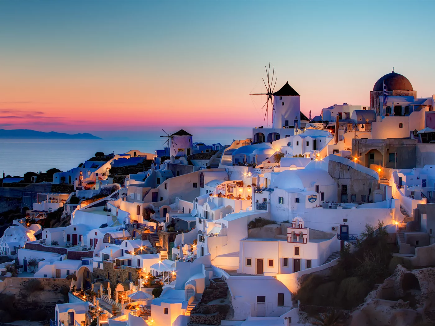notio aigaio, дома, oia, Греция, закат, szeke photography, санторини
