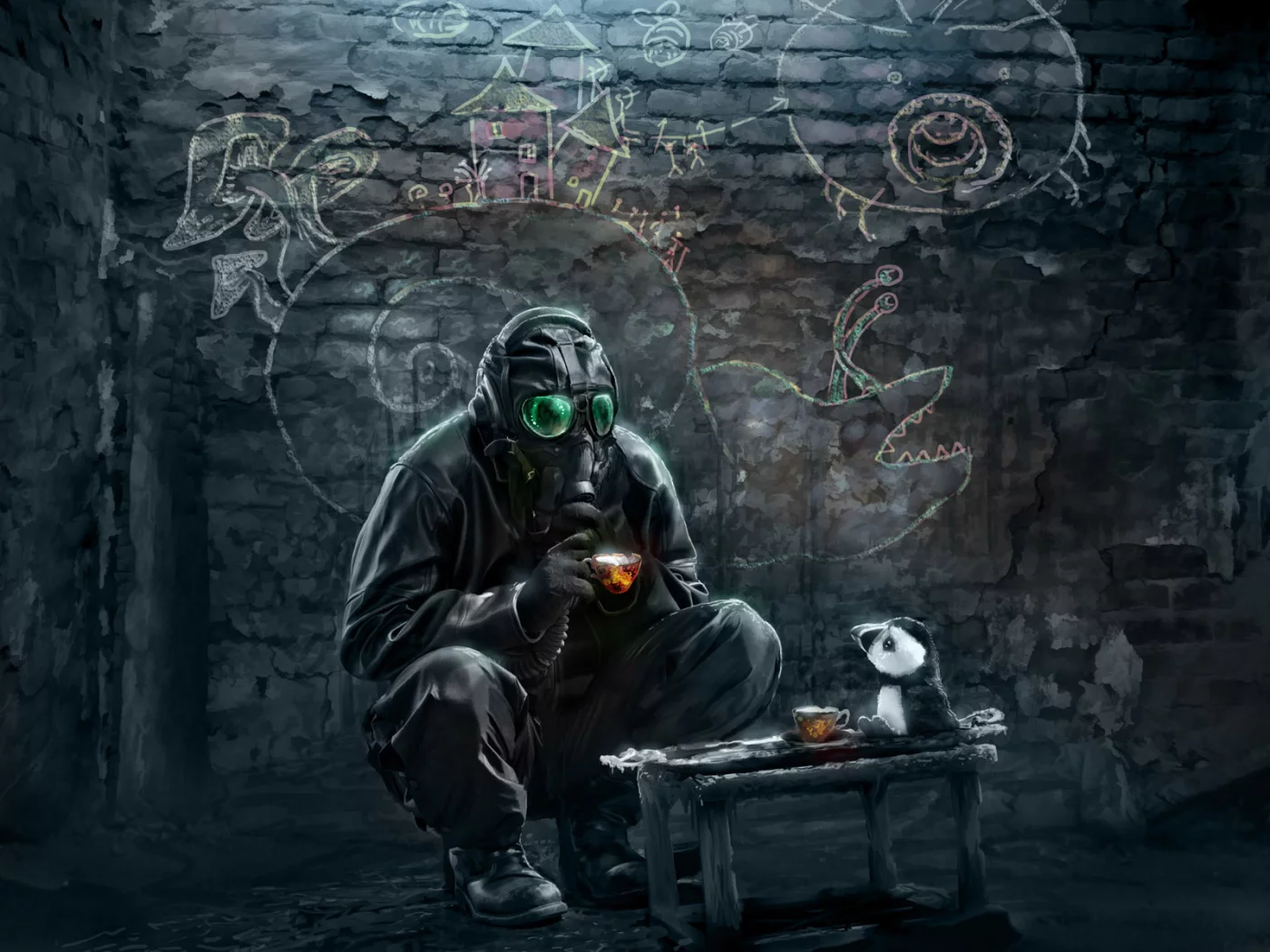 романтика апокалипсиса, tea party, romantically apocalyptic, alexiuss, Арт