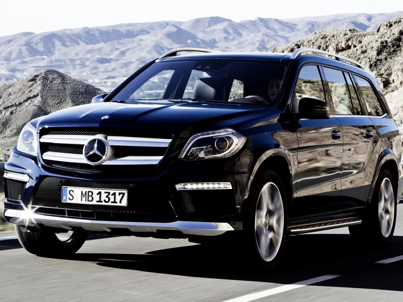 bluetec, Mercedes-benz, мерседес, передок, джип, gl, гл, синий, 350