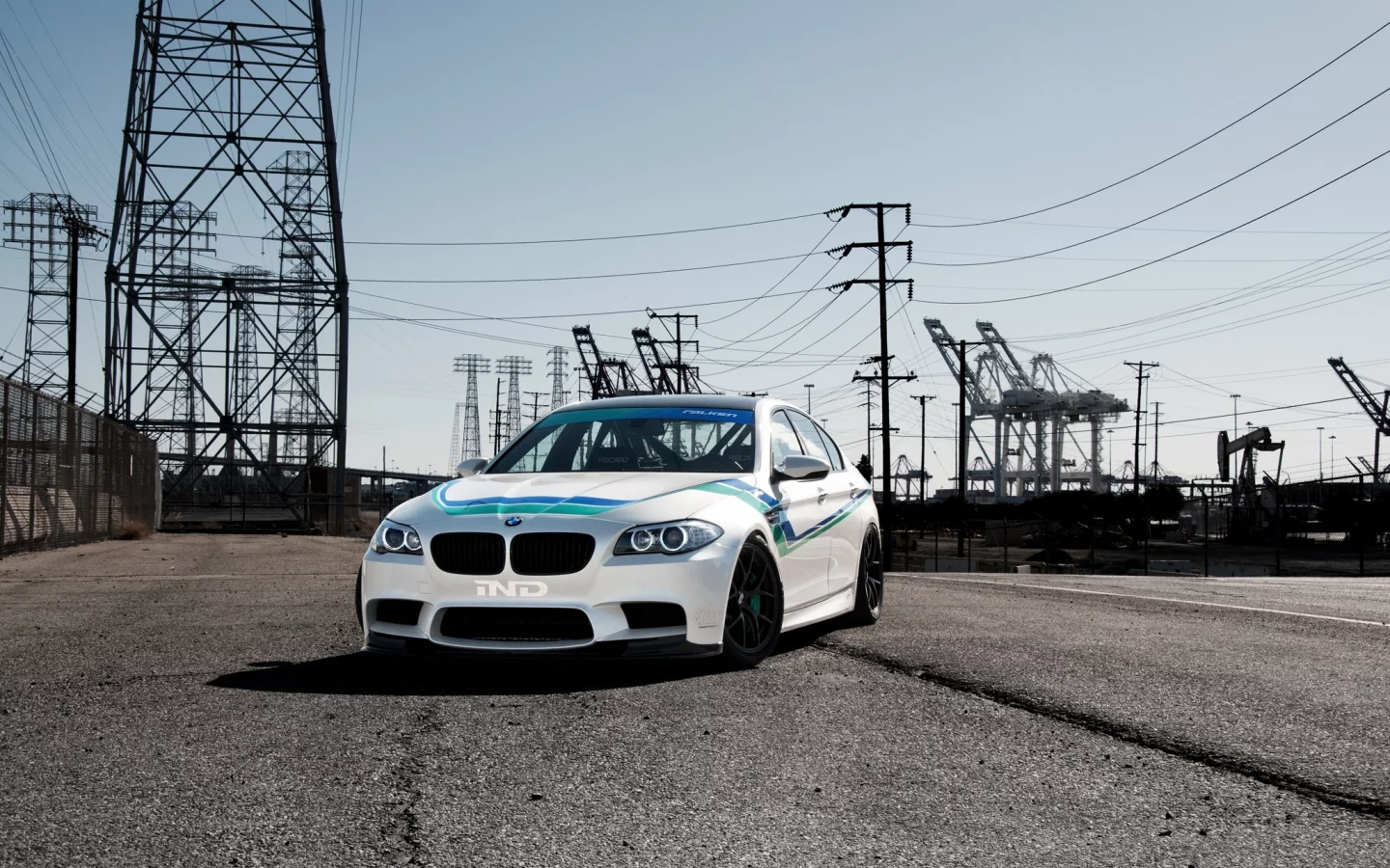 m5, свет, бмв, Bmw, дневной, вид спереди, белый, f10, white