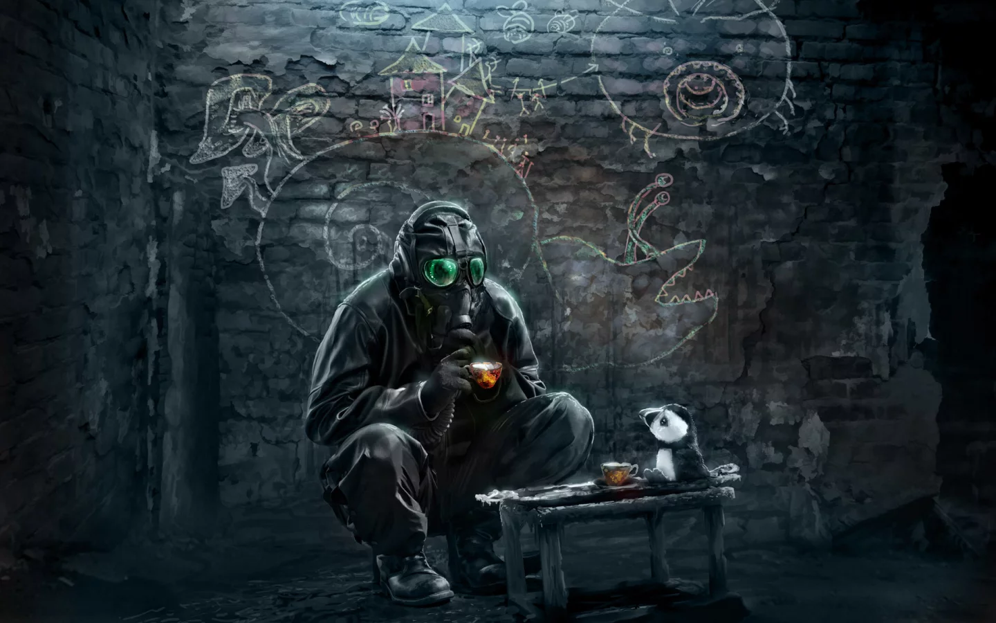 романтика апокалипсиса, tea party, romantically apocalyptic, alexiuss, Арт
