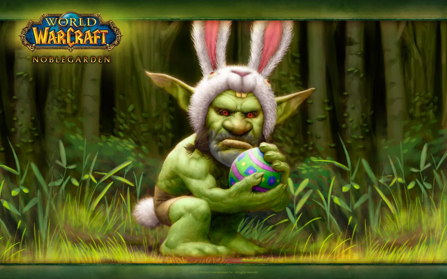 пасха, World of warcraft, заяц, орк, яйцо