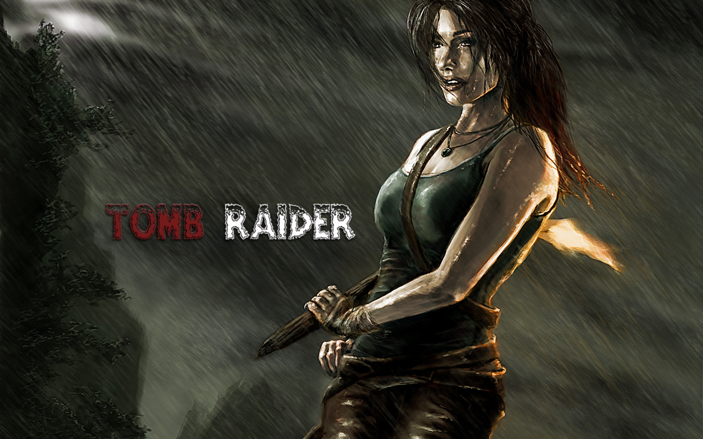 Картинка на рабочий стол art, лара крофт, lara croft, Tomb raider,  расхитительница гробниц 1440 x 900