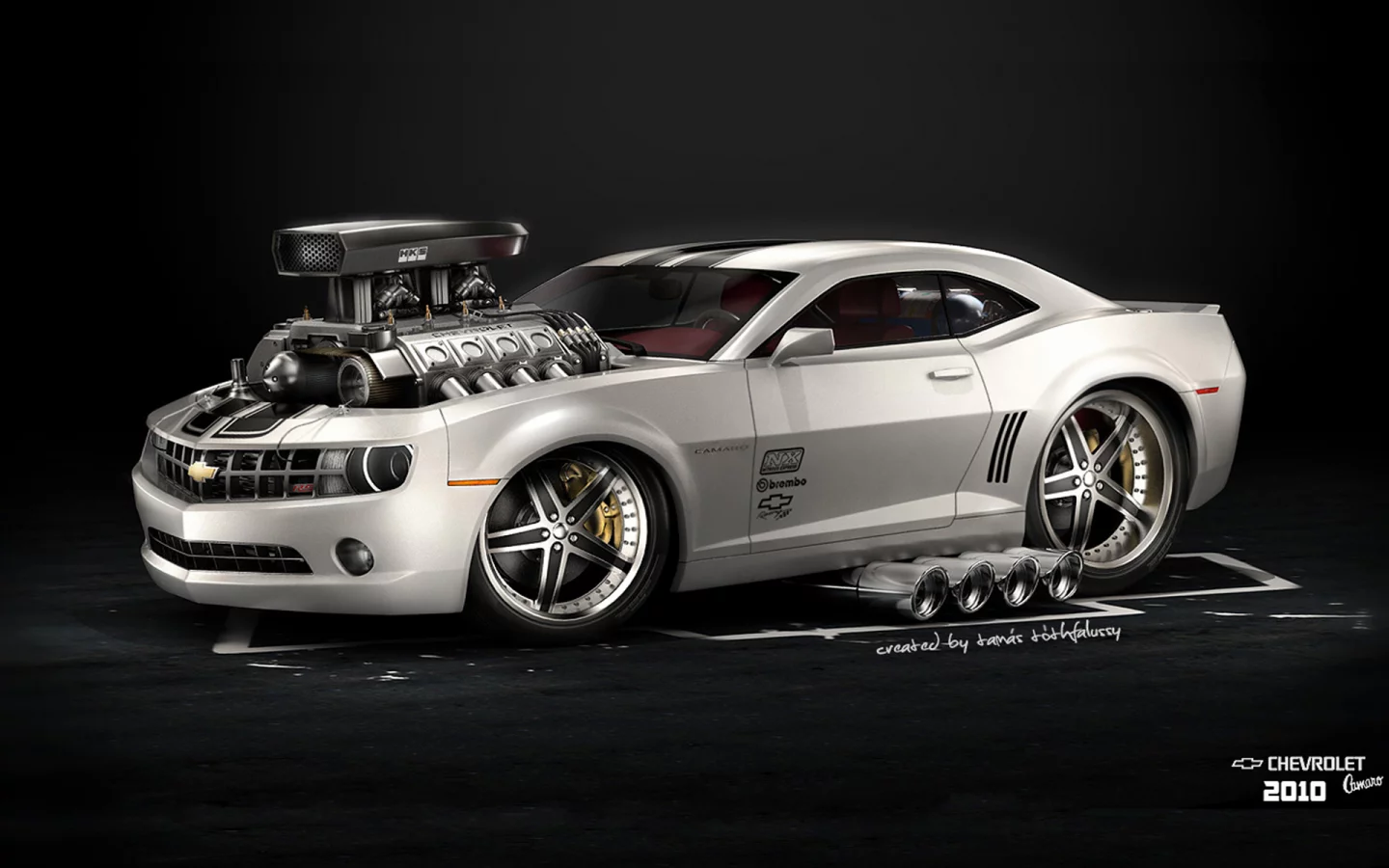 Chevrolet camaro, american muscle, car, hot rod