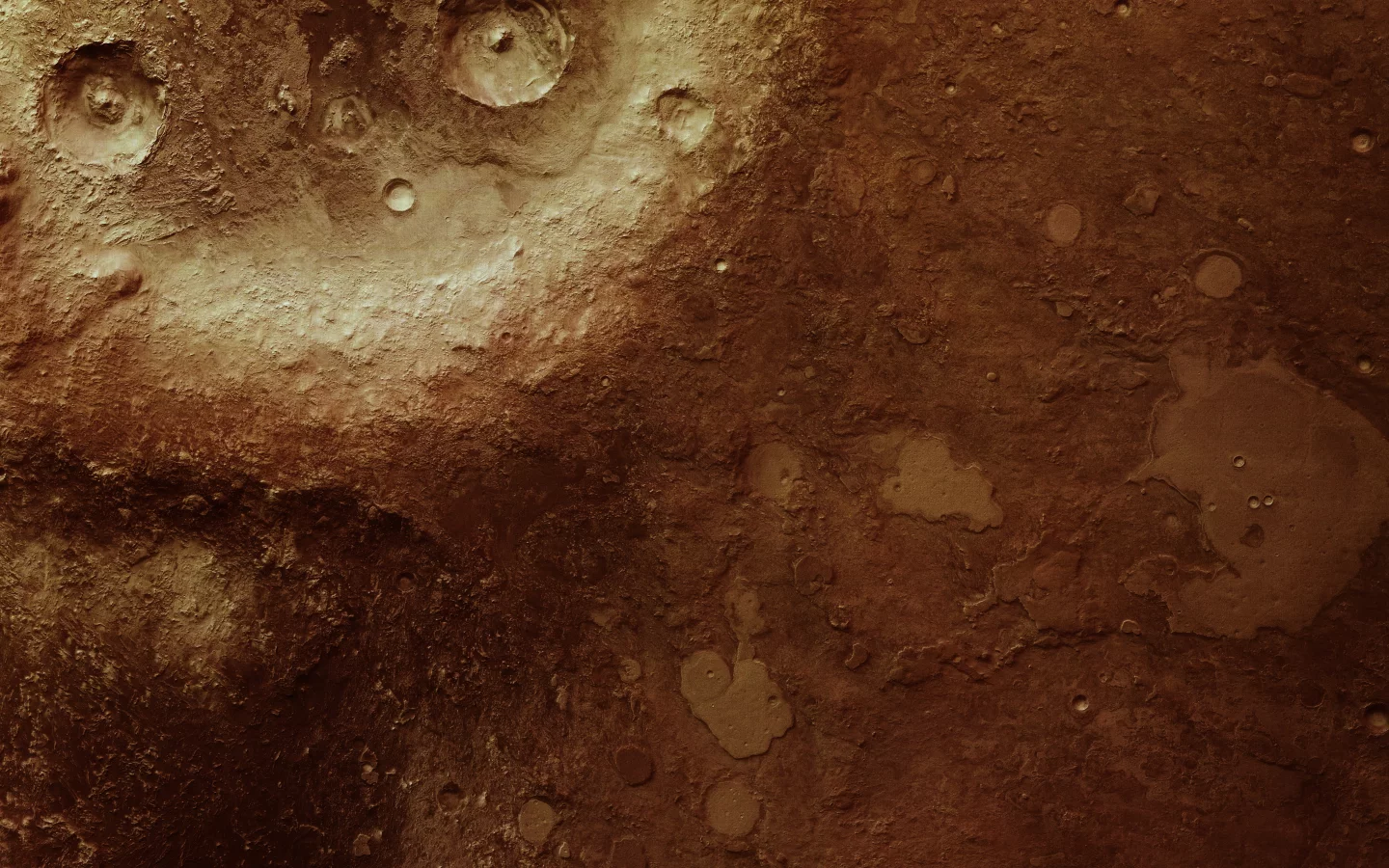 arabia terra, mars express, mars, кратер