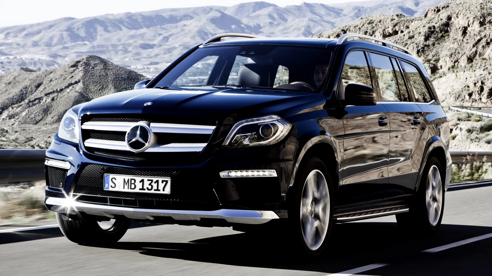 bluetec, Mercedes-benz, мерседес, передок, джип, gl, гл, синий, 350