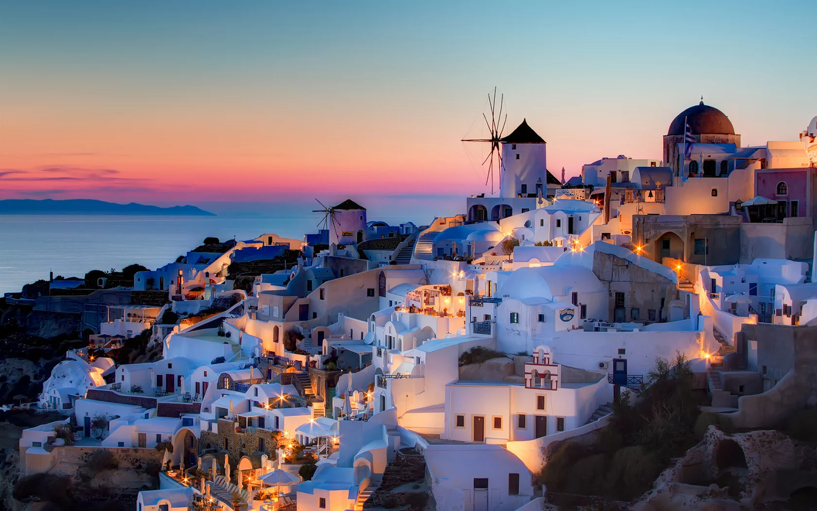 notio aigaio, дома, oia, Греция, закат, szeke photography, санторини
