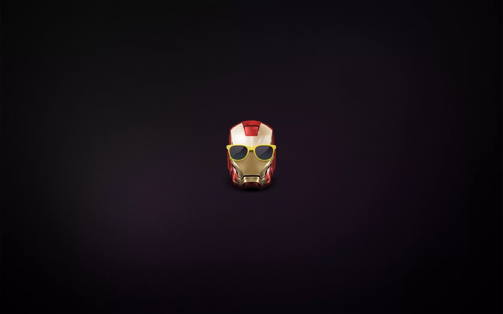 iron man, голова, железный человек, очки, Минимализм