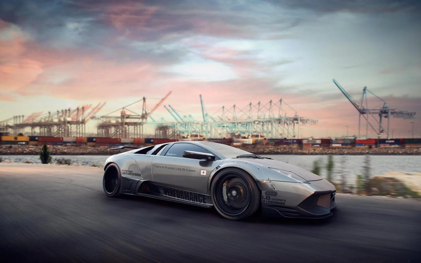 ламборгини, murcielago, серый, мурсиэлаго, Lamborghini, lp670-4 sv, grey