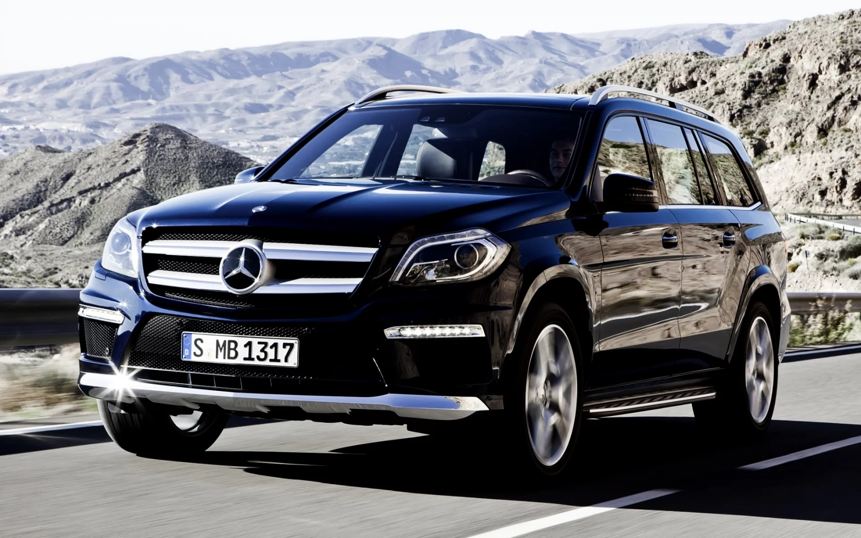 bluetec, Mercedes-benz, мерседес, передок, джип, gl, гл, синий, 350