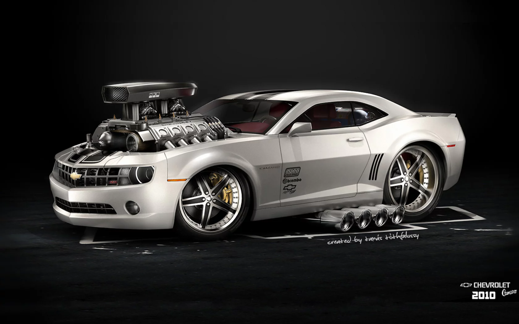 Chevrolet camaro, american muscle, car, hot rod