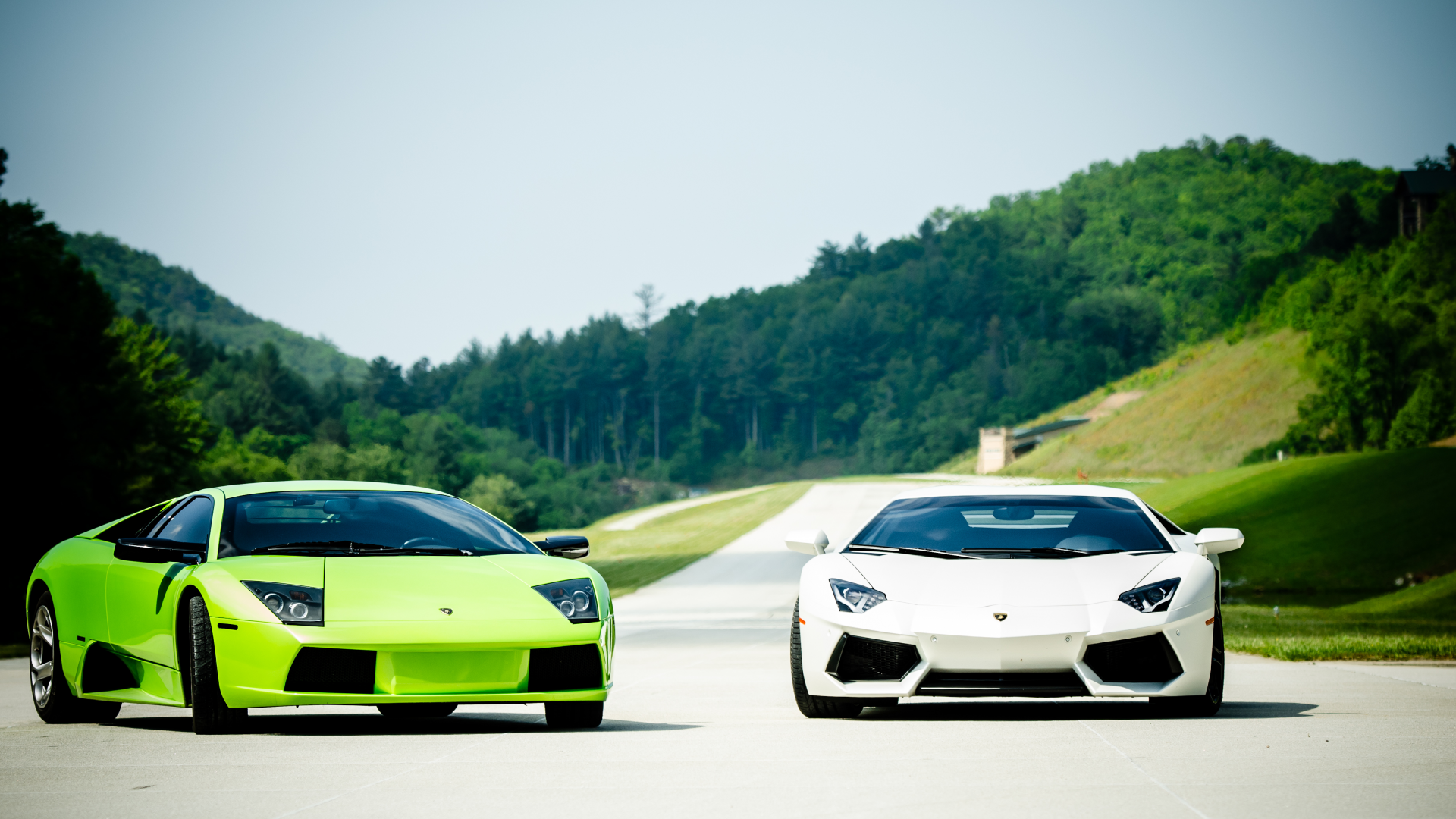 Lamborghini Gallardo White 1920x1080