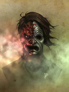 artwork, hollywood undead, Da kurlzz, notes from the underground