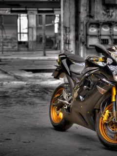 мотоцикл, Kawasaki zx6-r, фон