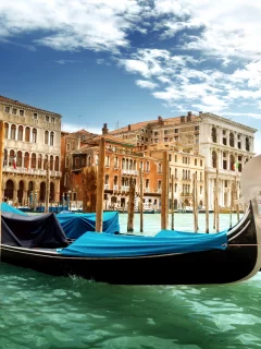 гранд-канал, гондолы, canal grande, италия, венеция, Venice, вода