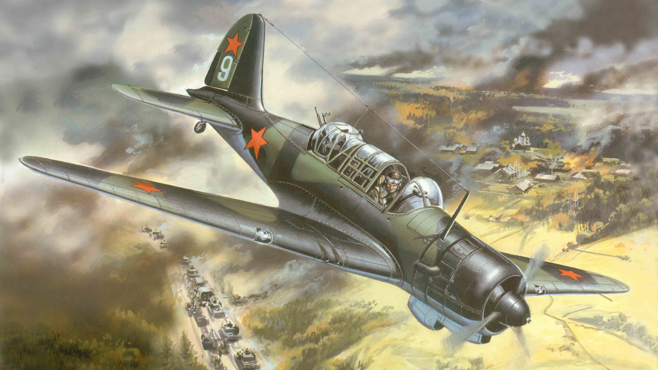 Арт, разведчик, су-2, и, ближний, советский, самолет