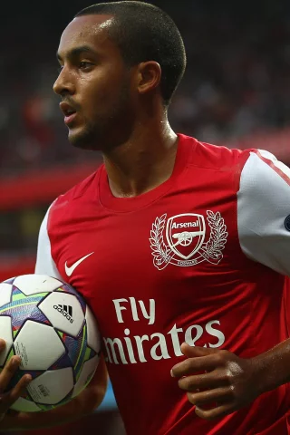 мяч, theo walcott, Arsenal, футболист, игрок