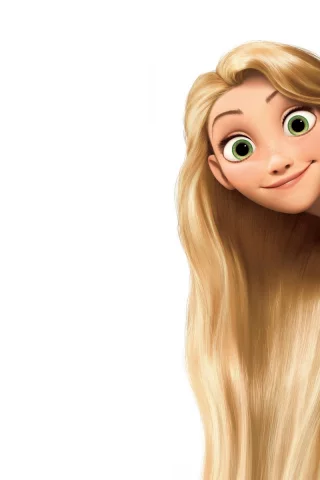 tangled, хамелеон, белый фон, Рапунцель запутанная история