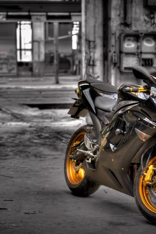 мотоцикл, Kawasaki zx6-r, фон