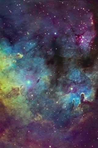 cepheus, космос, Cederblad 214