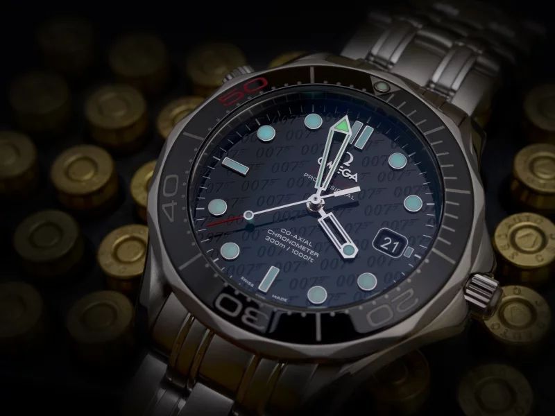 50th anniversary, seamaster, james bond, omega, watch, Часы