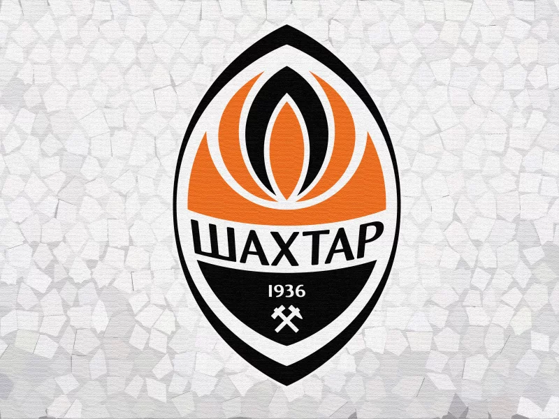 белый, фон, футбольный клуб, логотип, Шахтер, лого
