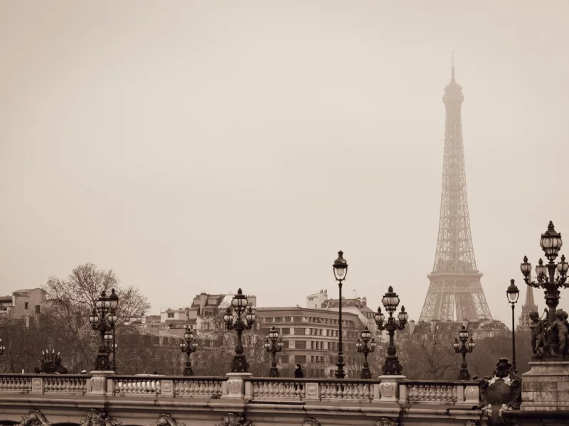 paris, мост александра iii, la tour eiffel, france, Pont alexandre iii
