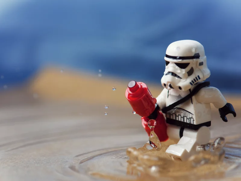Lego, star wars, клон, звёздные войны, вода