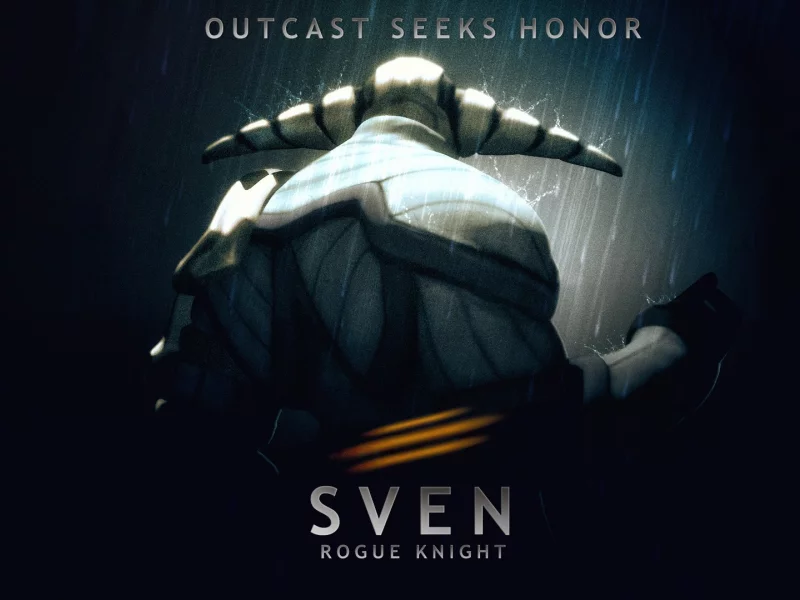 Dota 2, rogue knight, hero, sven