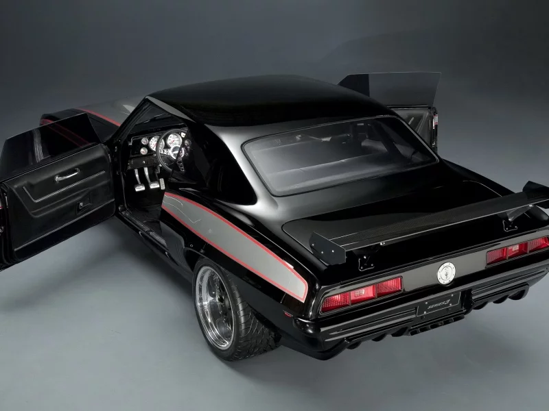 series 3, купе, тюнинг, камаро, Rcr, 1969, шевроле, camaro, чёрный