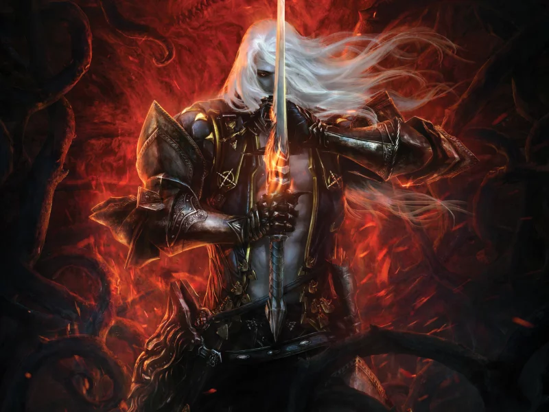 меч, alucard, Castlevania lords of shadow - mirror of fate, доспехи, алукард
