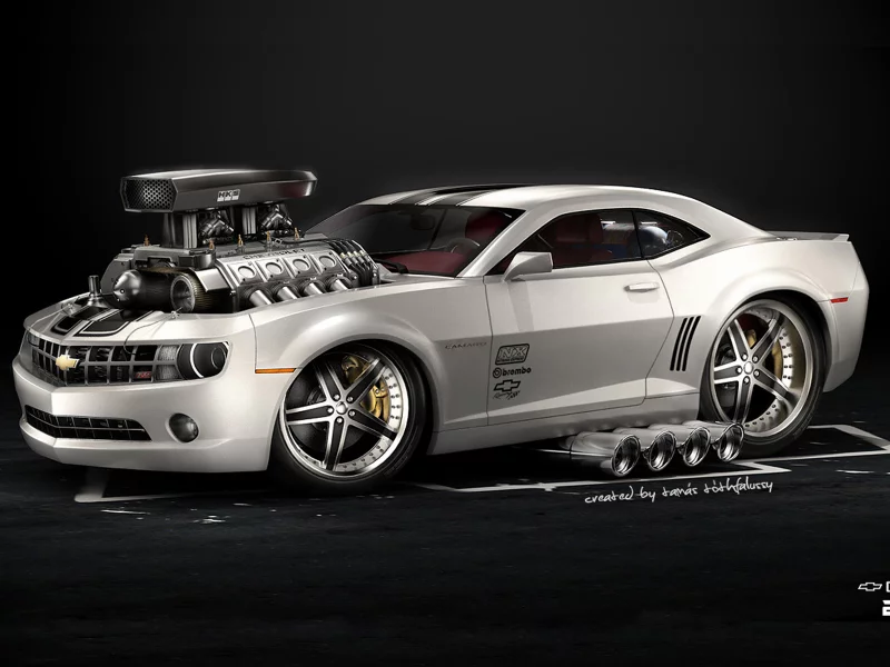 Chevrolet camaro, american muscle, car, hot rod