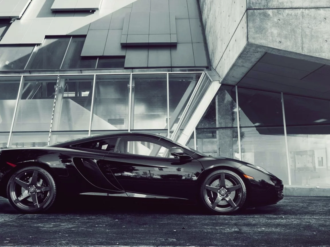 mclaren mp4 12c, здание, 1013mm, макларен, autowalls