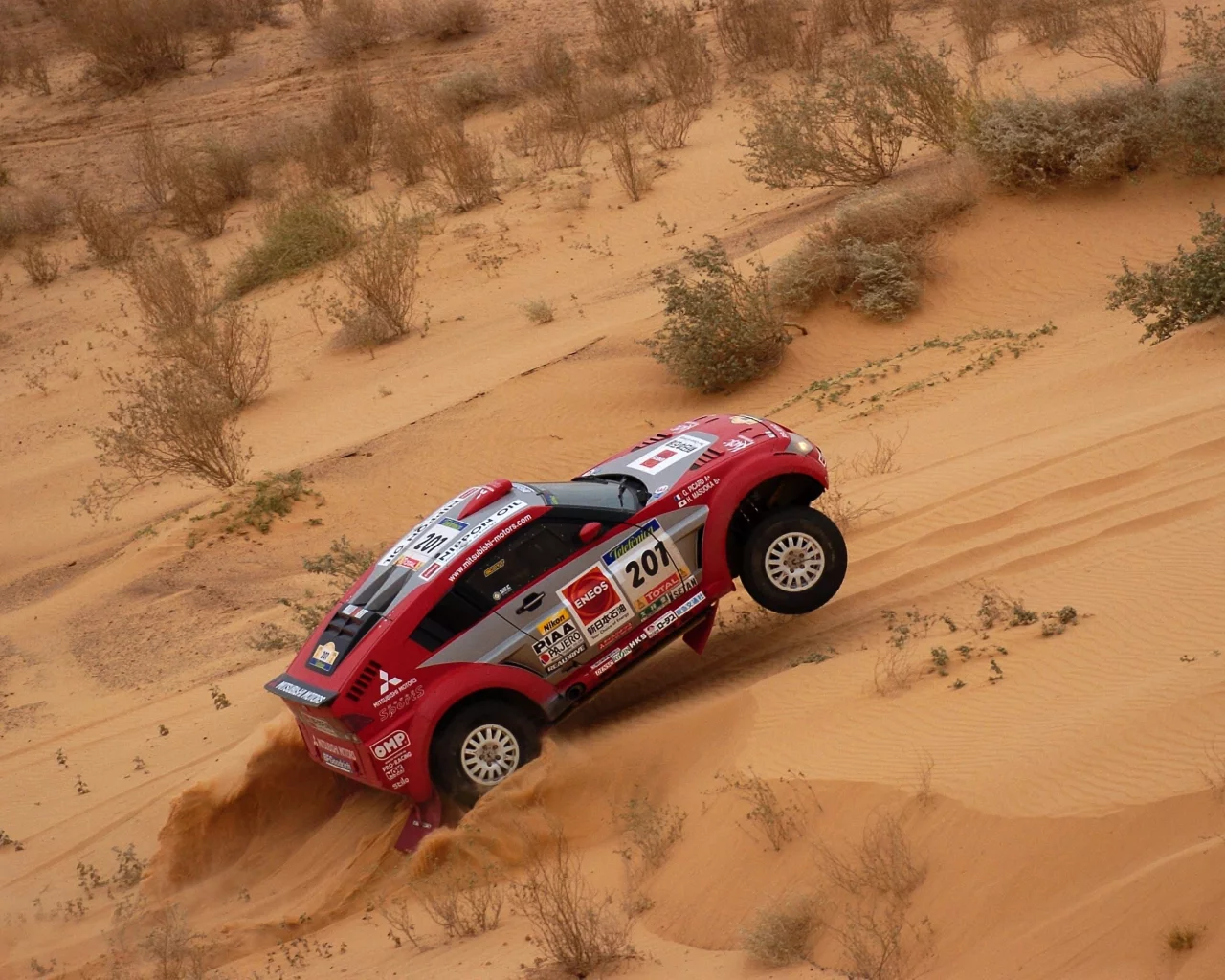 dakar, песок, машина, mitsubishi, rally, авто, спорт, ралли, гонка