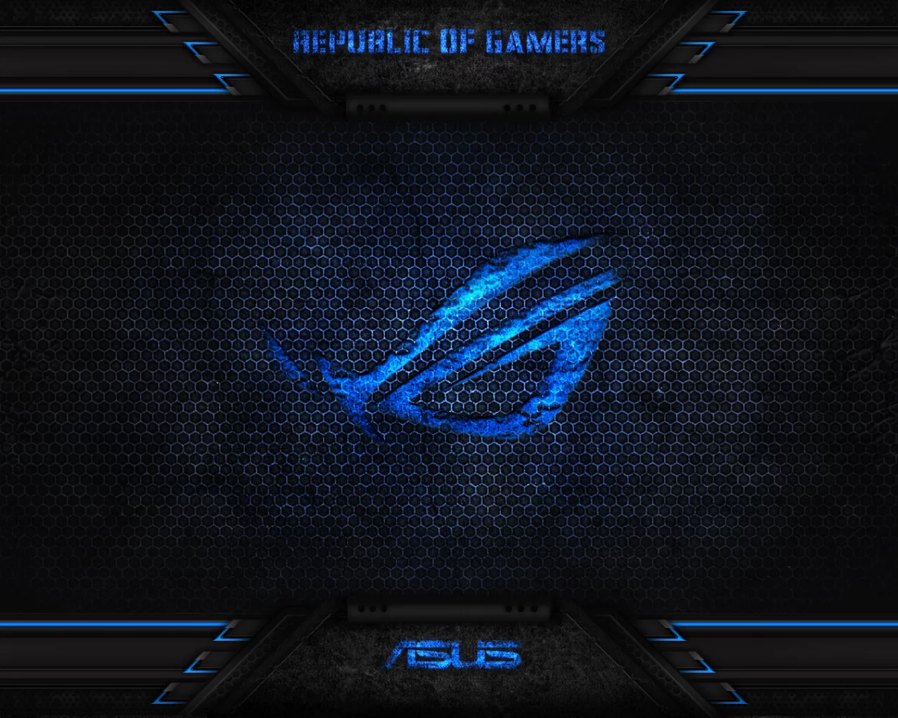 asus, blue, gamers, republic, of, rog