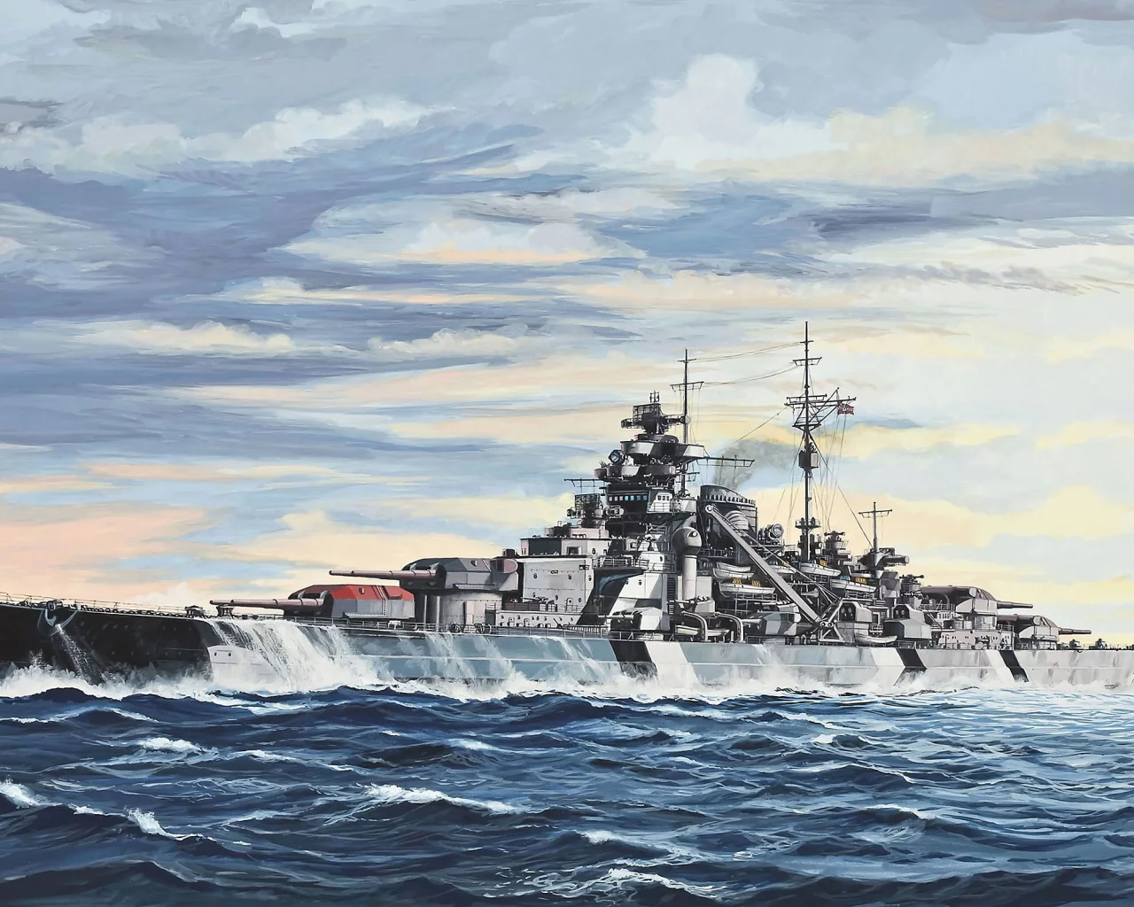 военный, флот, арт, корабль, германский, линкор