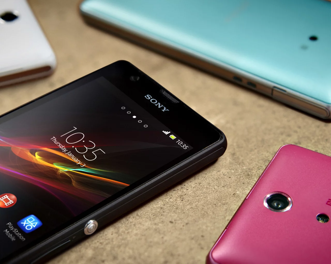 mobile, zr, sony, xperia, colour