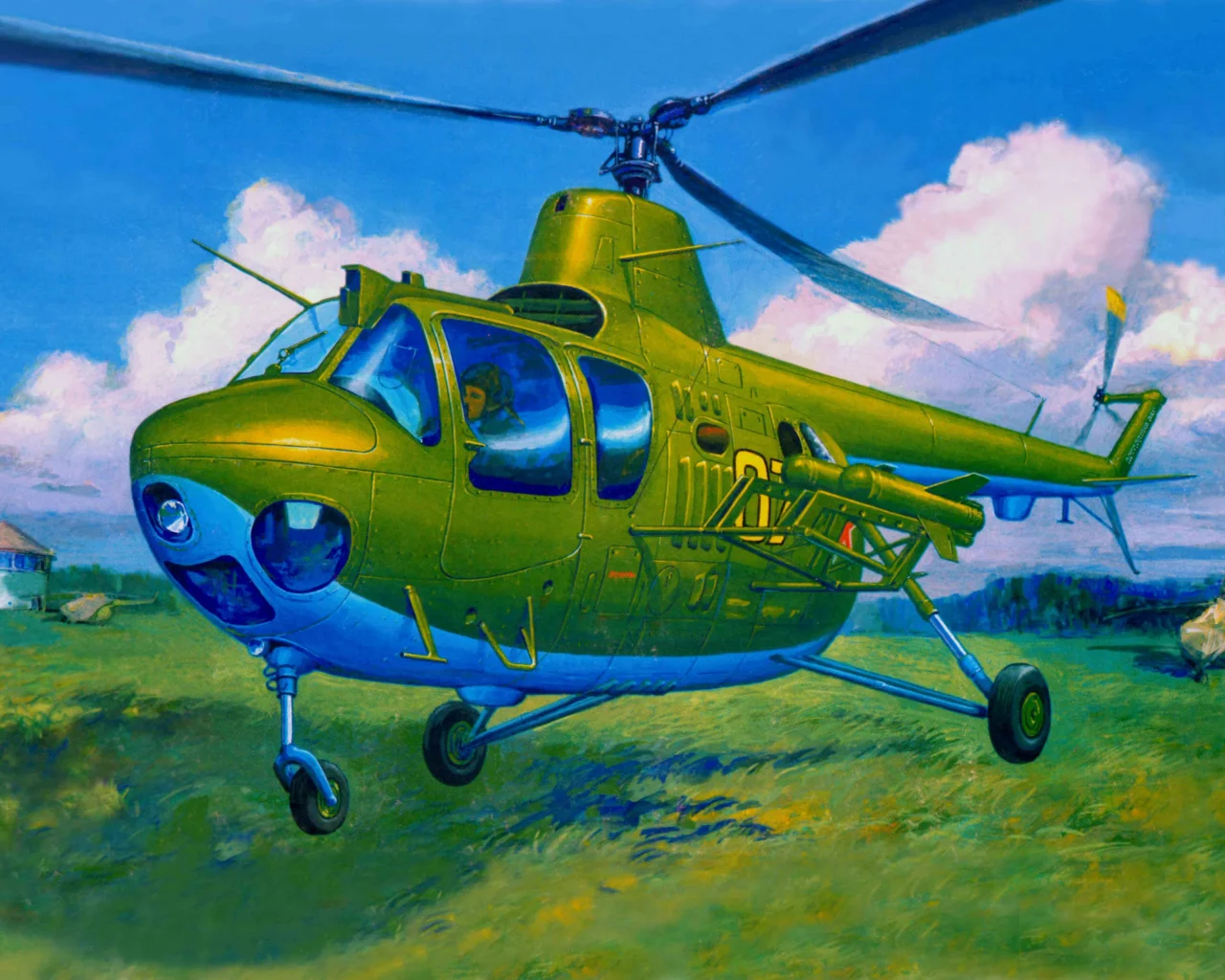 арт, ми-1му, легкий, ударный, многоцелевой, вертолет