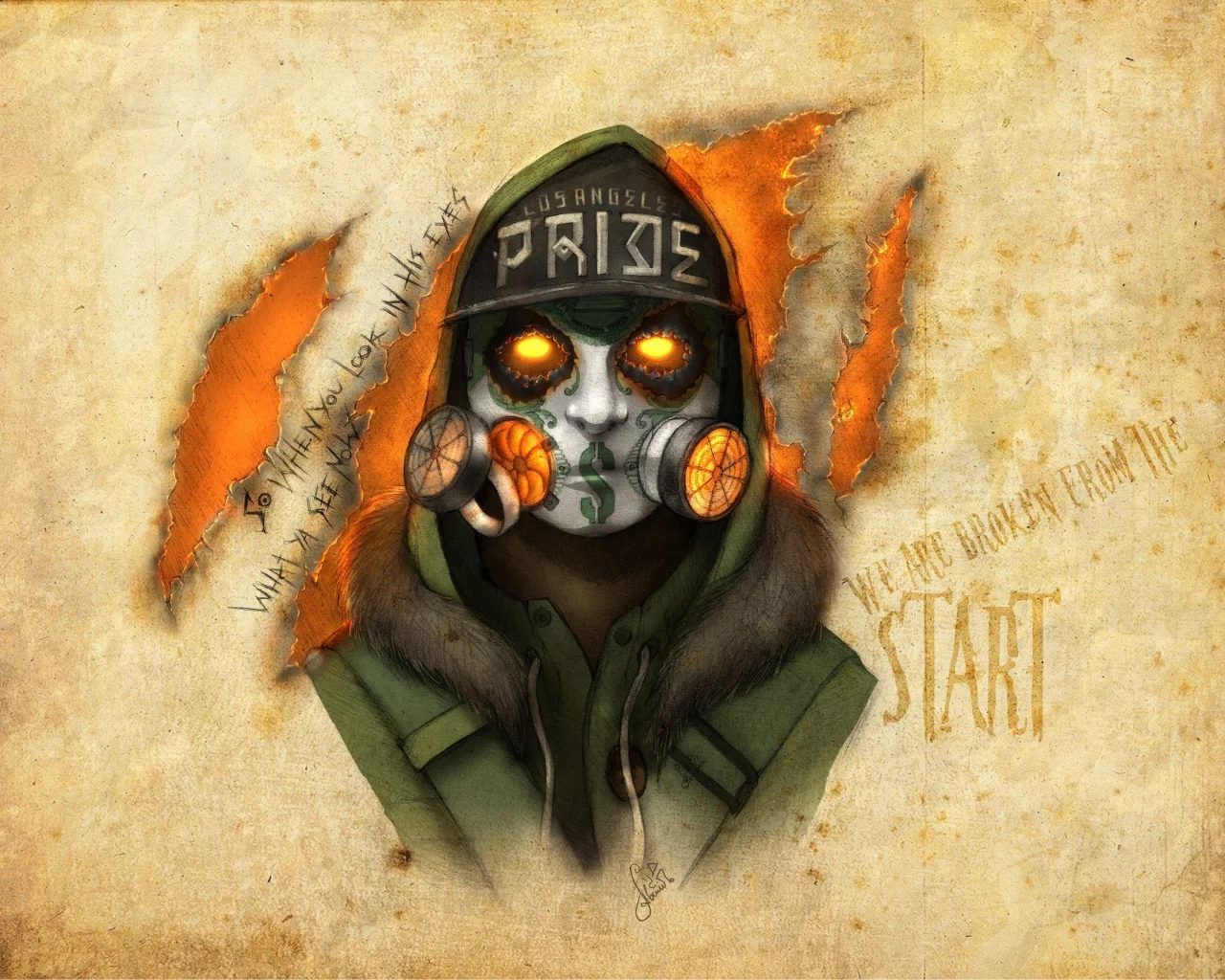 artwork, notes from the underground, hollywood undead, j-dog