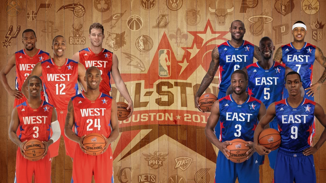 баскетбол, all stars, east, nba, kobe bryant, west, kevin durant, chris paul